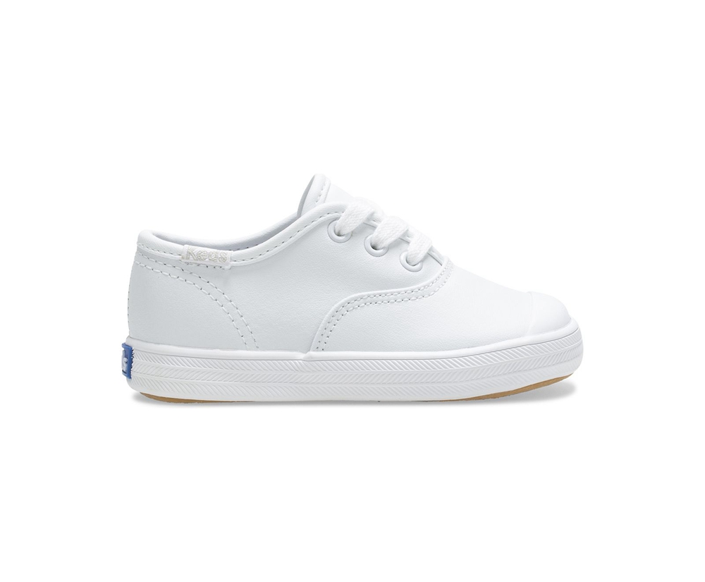 Basket Keds Enfant Blanche - Champion Toe Cap - 912-AQBSGZ